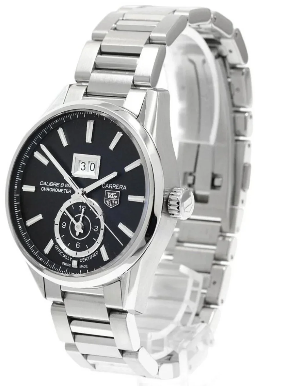 TAG HEUER Carrera WAR5010.BA0723 Grand Date GMT Caliber 8 Automatic Men's_972284